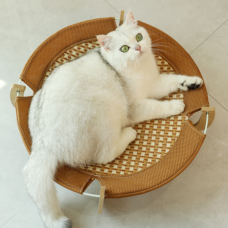 Cat Nest Mat Cat Bed Summer Cat Hammock Pet Kennel Summer Ice Kennel Detachable and Washable Kennel Pet Supplies