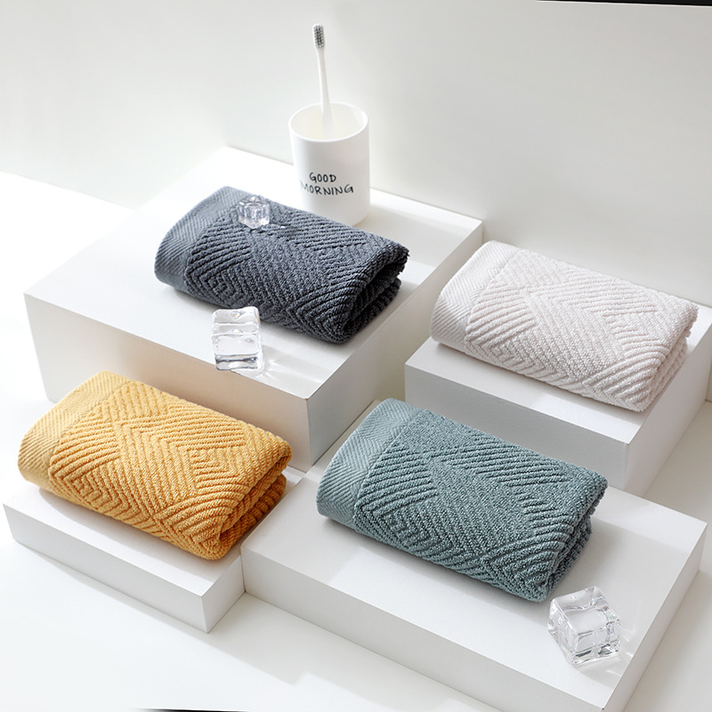Cotton 32-strand towel 35*75cm simple daily necessities home Hand towel Amazon absorbent lint
