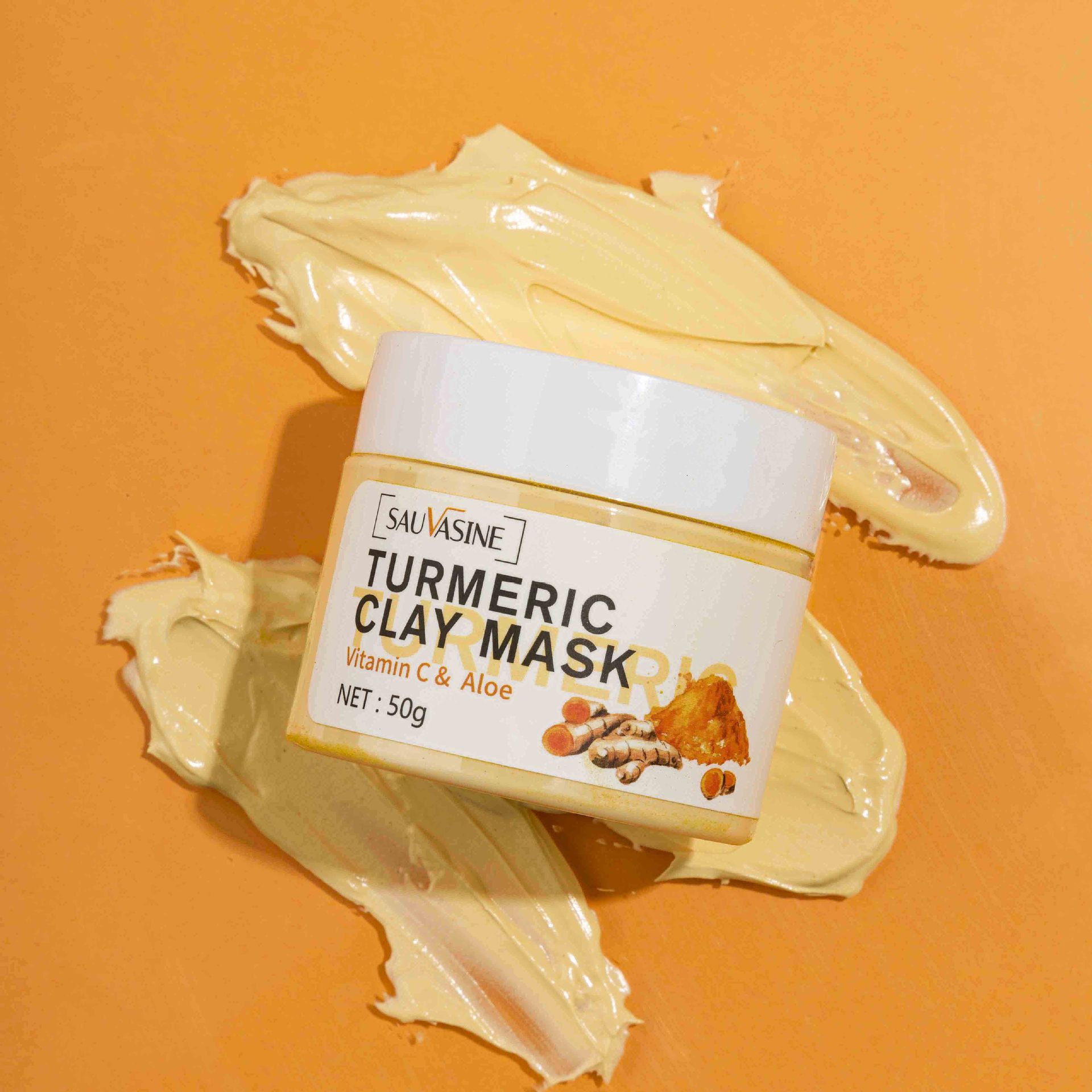 SAUVASINE Turmeric Mud Mask Nourishes, Tightens and Moisturizes Skin
