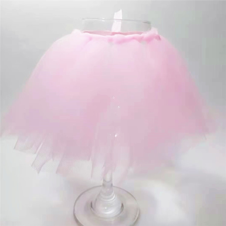 Cross-border e-commerce pink baby Party mini skirt cake skirt table and chair skirt Princess puffy skirt