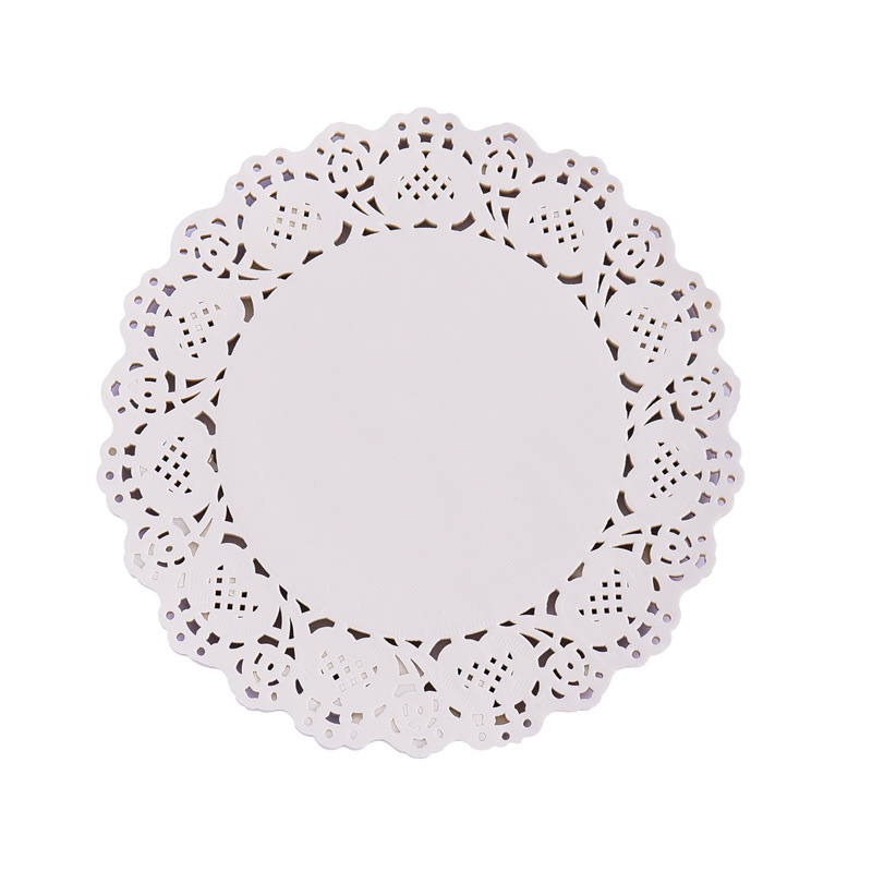 Kitchen Fried Food Flower Base Paper Oil Absorbing Paper Baking Paper Cake Lace Paper Pizza Snack Pad Paper Pad Tray Paper