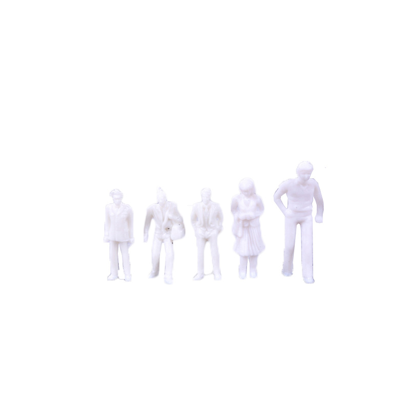 Building model material DIY handmade model miniature scene doll house white little figure figure