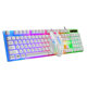 Rice Wolf T6 wired colorful light-emitting backlit USB keyboard mouse set mechanical feel lol backlit keyboard mouse kit