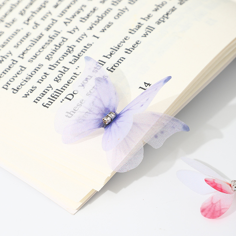 4.5cm Double Layer with Diamond Mesh Butterfly Printing Children's Antique Headwear Step Shake Accessories Handmade diy Accessories Free Shipping