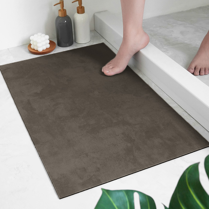 Daifa diatom mud toilet soft floor mat bathroom mouth non-slip mat strong water absorption stain-resistant non-slip foot Mat toilet quick-drying