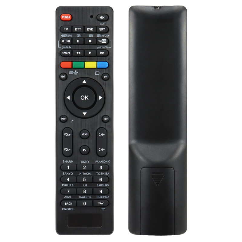 Applicable to foreign English version 4-in-one universal remote control TV DTT DVD SKY one-click search automatic pairing