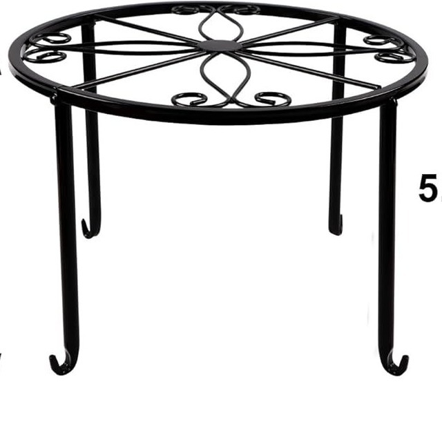 Indoor Bonsai Flower Rack Iron Art Fine Fine Work Metal Simple Floor Flower Rack