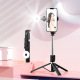 Z14 pro Black [lengthened 1.4 m selfie stick + charging multifunctional Bluetooth + keel base + medium fill light]]