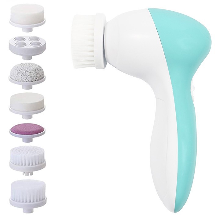 Cross-border seven-in-one electric facial cleanser facial brush beauty instrument multifunctional facial body massage beauty instrument