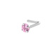 L-bar round powder zirconium nose nail