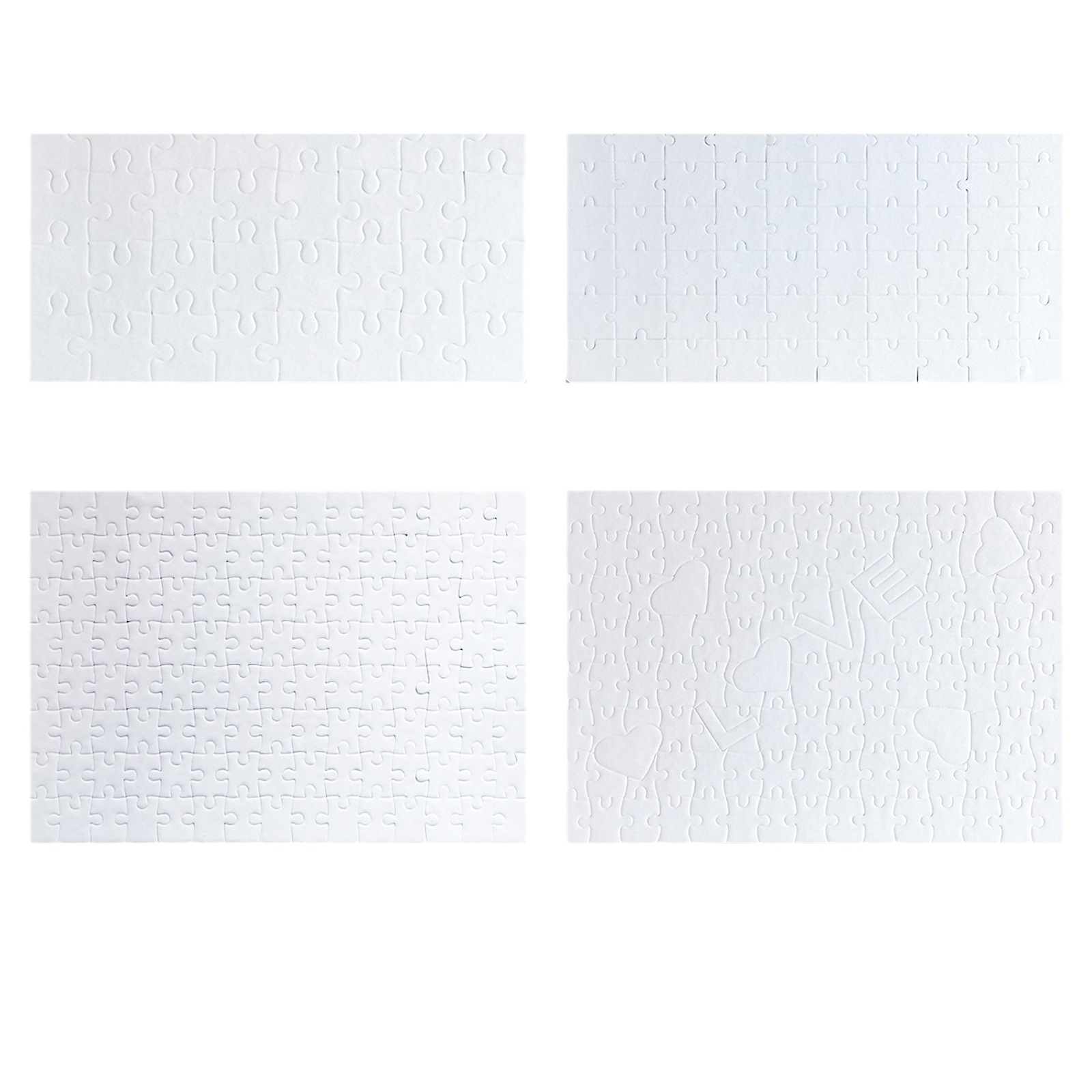 Heat Transfer Puzzle A4 Blank Pearlescent Puzzle Heat Transfer DIY Thermal Sublimation Pearlescent Puzzle Photo Puzzle 120