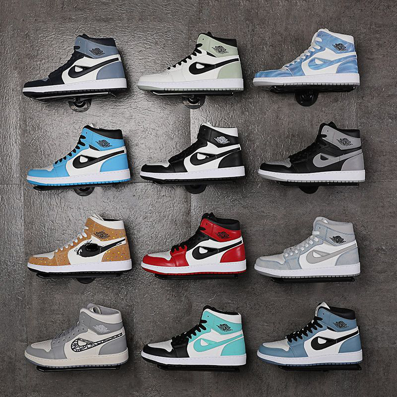 aj Air Force One High-top Board Shoes Men's Casual Women's Shoes AJ1 Fashion Sports Shoes Couple's Spring and Autumn White Shoes