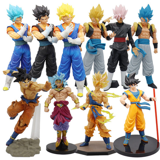 Dragon Ball Super Saiyan Handmade Animation Model Peripheral Ornaments Monkey King Vegeta Classic Super Series