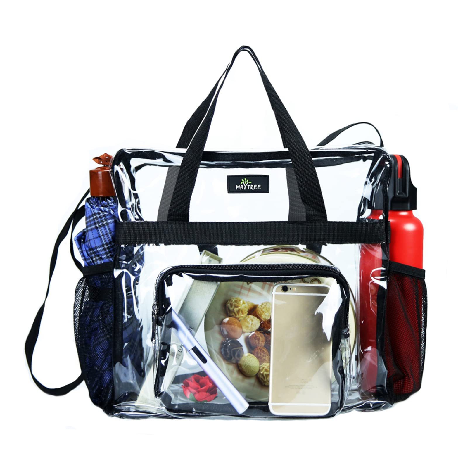 Cross-border Amazon shower bag transparent single-shoulder crossbody bag travel bag shopping bag storage bag fashionable waterproof