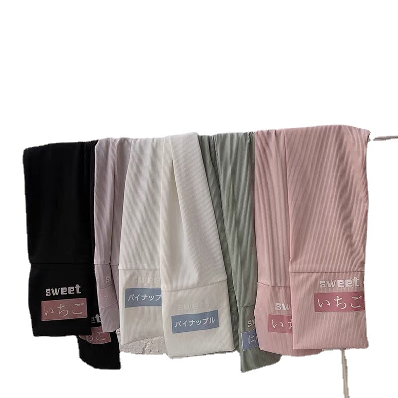 Japanese Style Ice Silk Ice Sleeve Men's and Women's Summer Sunscreen Hand Sleeve Women's Sleeve Arm Guard Long Thin Gloves UV Protection for Driving