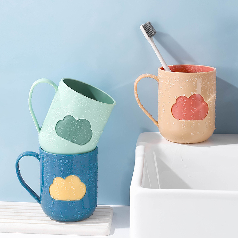 Couple's Teeth Cup Student Dormitory Wash Cup Drop-resistant High-value Toothbrush Cup Household Mouthwash Cup Cute Toothbrush Cup