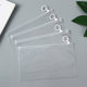 New PE transparent pull ring bag socks clothing bag office pencil bag waterproof storage bag source factory wholesale