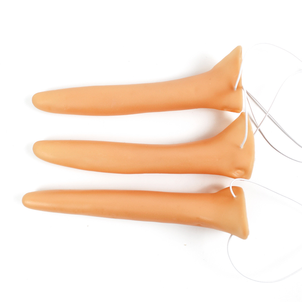 Halloween long nose adult children stage performance Party anime cos props wooden man Pinocchio long nose