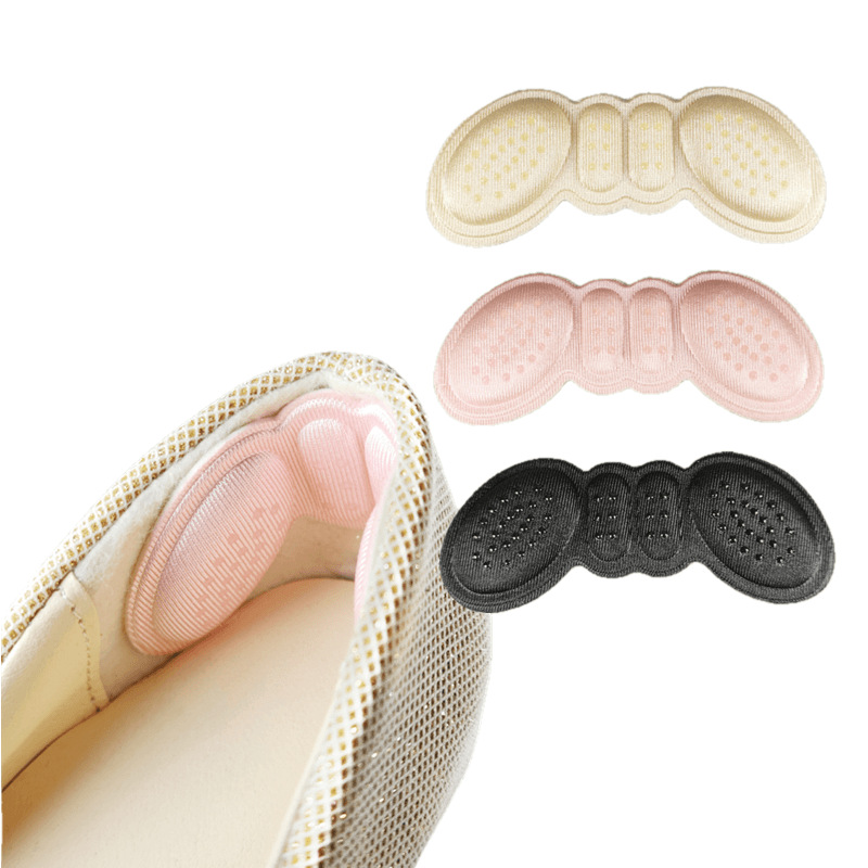 Anti-drop heel anti-slip anti-wear heel shoes high heels half size pad women's shoes big change small adhesive adjustment shoe size