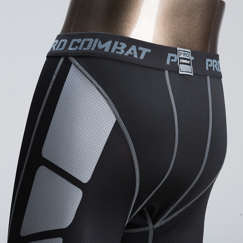 Shenma Source Factory Sports Men's Fitness Pants Running Training Riding Breathable Tight Pants Base Quick Dry Pants
