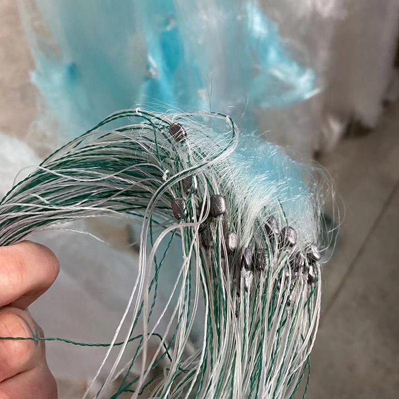Source factory goods sticky net fishing net three-layer fishing net sticky net wire mesh single-layer hanging fishing net fishing appliance