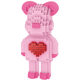 Le Bai Yu doll bear can be luminous children's educational assembly toys miniature small particle building blocks wholesale