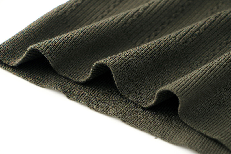 Temperament Commuter Pullover Black Long Sleeve European and American Knitted Turtleneck Sweater Wool Blend Slim Fit Top Cross Border Spot_voghion.com