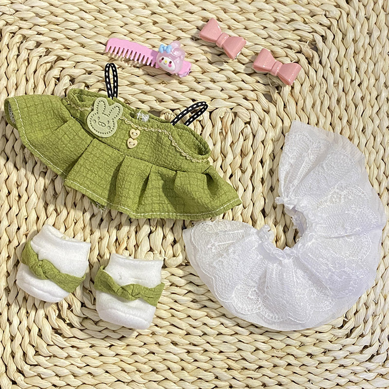 Cotton Doll 20cm Doll Clothes Spot Non-Attribute Princess Skirt Doll Clothes Shoes Gift Doll for Girls