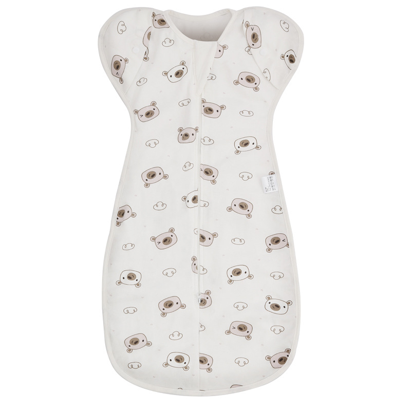 Four Seasons Baby Cotton Anti-Scare Sleeping Bag Anti-Kicking Newborn Cushion Baby Swaddling Towel Cross Border