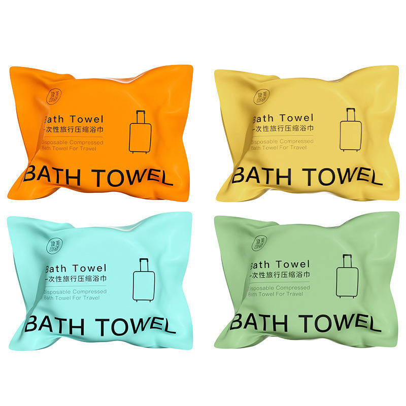 Bodybuilding Research Compression Bath Towel Thickened Increase Disposable Portable Non-woven Bath Towel 70x 140 Large