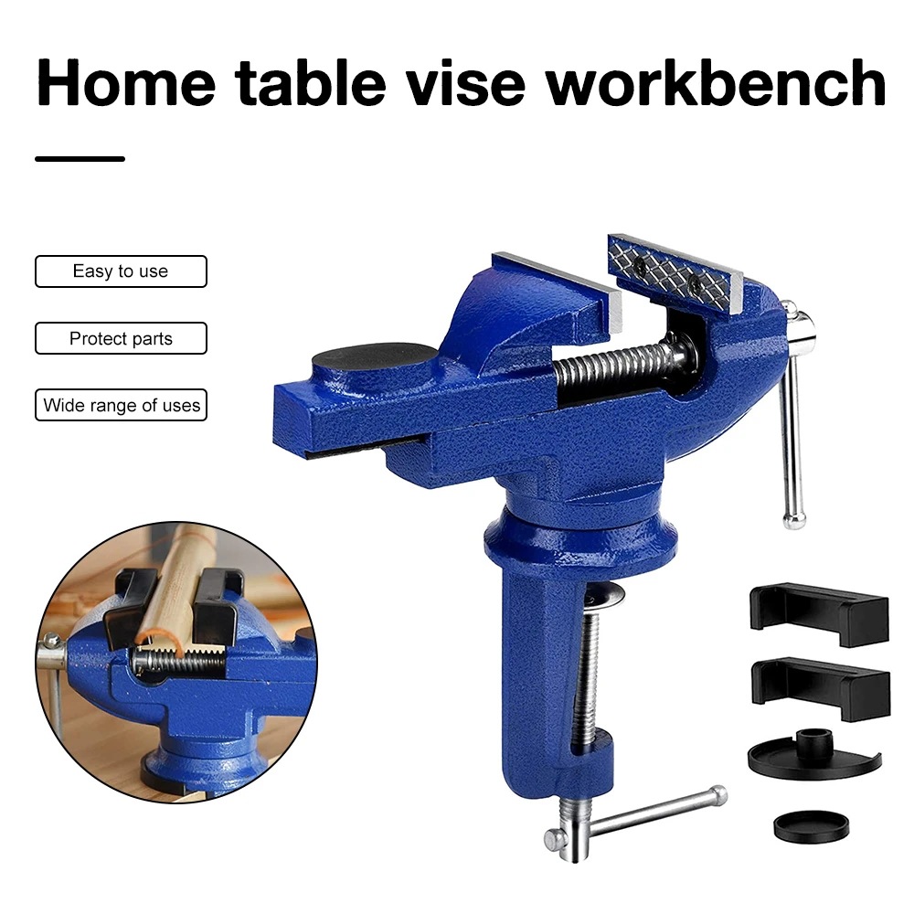 Factory direct mini flat mouth pliers 50 electronic vise wholesale desktop vise heavy-duty adjustable table vise