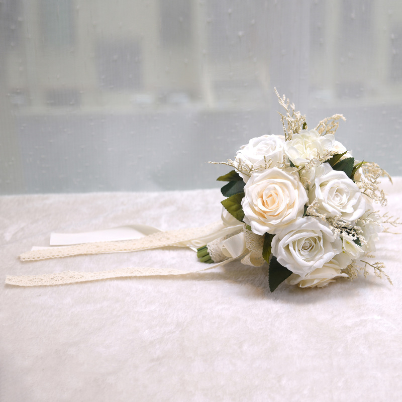 永遠の天使958バラの花束の露店の花束卒業教師の日の結婚祝いの花の手作りdly|undefined
