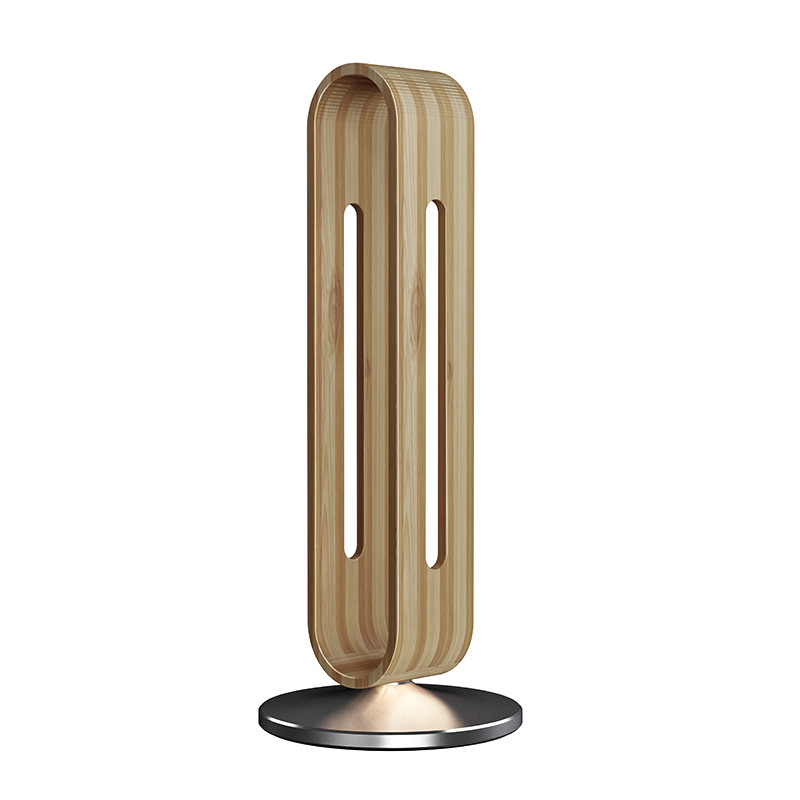 Sharp Headset Bracket Headset Aluminum Alloy Headset Bracket Bamboo and Wood with Metal Base Headset Display Stand
