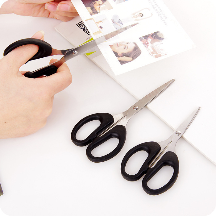 Office scissors student diy stationery paper cutter household kitchen stainless steel scissors children handmade small scissors