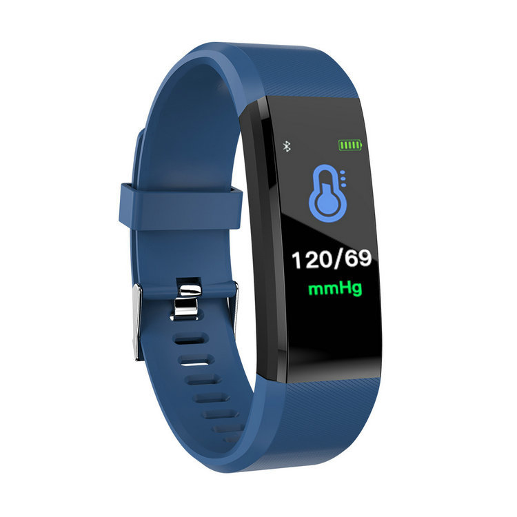 115plus smart bracelet color screen watch step counting heart rate Sports foreign trade cross-border wholesale gift student Bluetooth