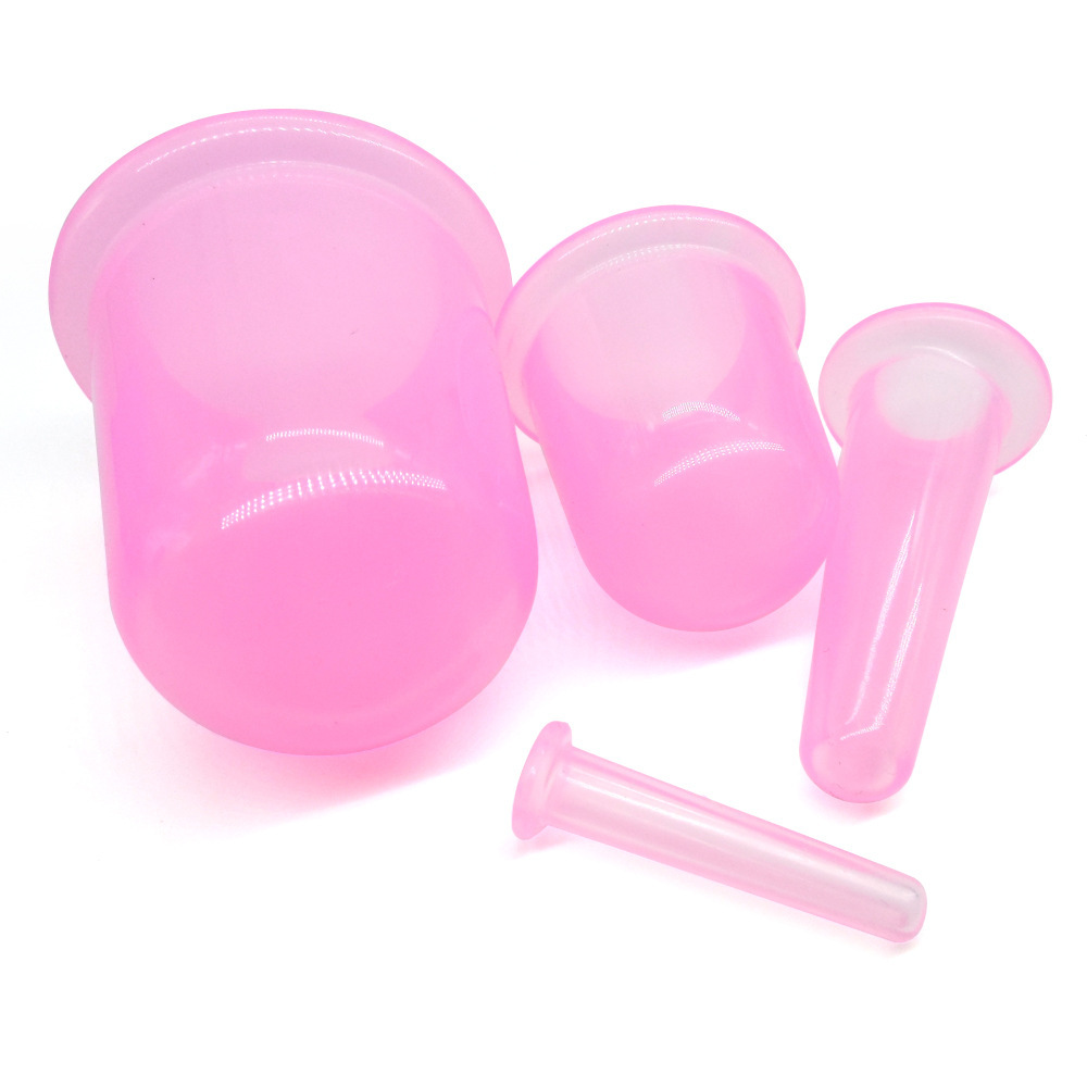 Silicone cupping vacuum moisture absorption cupping device facial beauty suit health care massage Cup