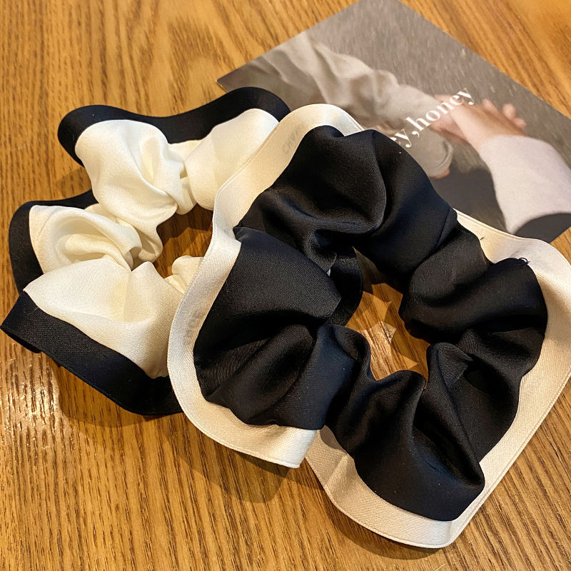High-end sense summer large intestine Korean ins hair ring women's hair rope tie rope rubber band headdress flower hair accessories