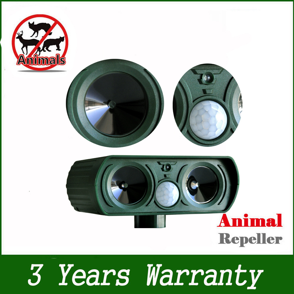 Cross-border supply Solar Drive ultrasonic infrared drive cat dog Mouse Bird solar animal drive