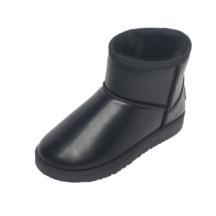 2023 Winter new snow boots Women's Korean-style flat fleece-lined thickened couple casual short women's cotton-padded shoes wholesale
