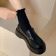 Korean Style Loafers Women's 2024 New Platform Shoes Japanese Style JK British Style Leather Shoes Slip-on Women's Shoes