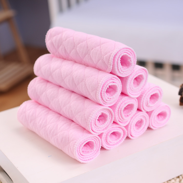 Three-Sixty-nine layer color ecological quilted diapers soft diapers can be repeatedly washed absorbent fast non-folding cotton diapers