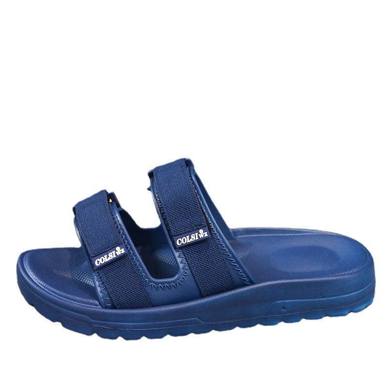Summer New Men's Slippers Slip-on Feeling Slippers Men's Wholesale Home Shoes Thick Sole Fashionable Outer Wear Slippers