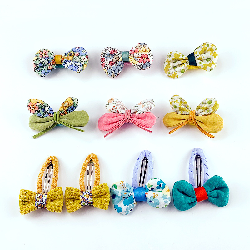 Children's Baby Girl Hairpin Cute Hair Clip Hair Bow Jewelry Kindergarten Girl Headwear Hairpin