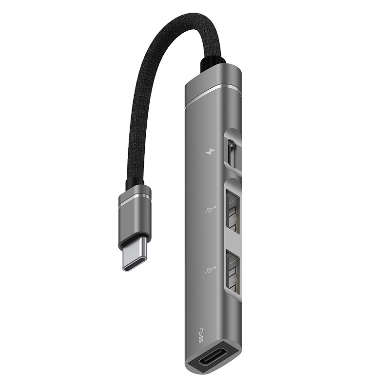 アルミ合金typec-usbエクステンダーhubハブ4-1スプリッタ変換線pd充電拡張ドック|undefined
