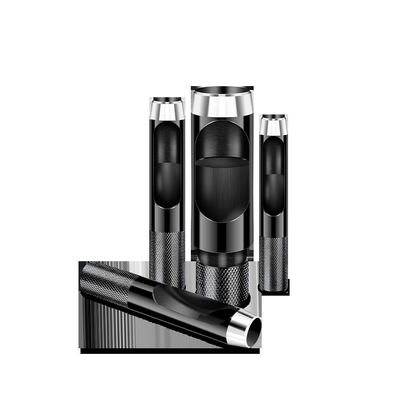 1-50mm black belt punch belt punch leather punch round steel chrome vanadium steel punch