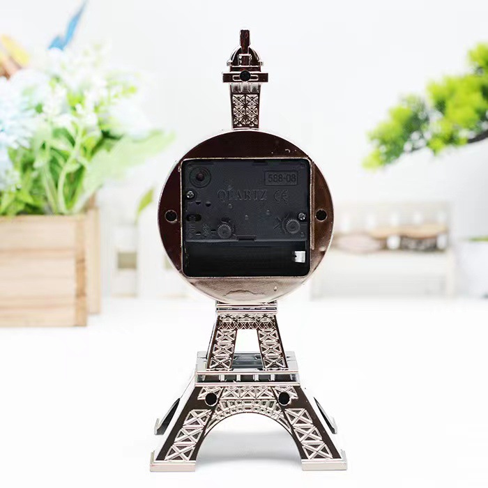 Foreign trade European Eiffel Tower alarm clock retro pendulum clock export clock studio wholesale company gift clock