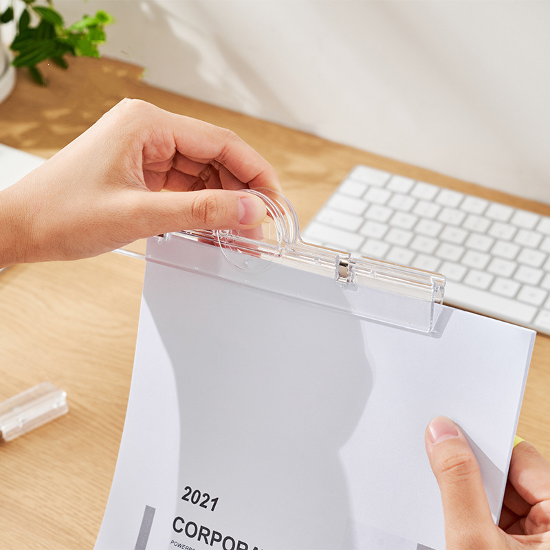 6049. Magnetic file clip test paper storage finishing artifact receipt clip to increase the long note clip