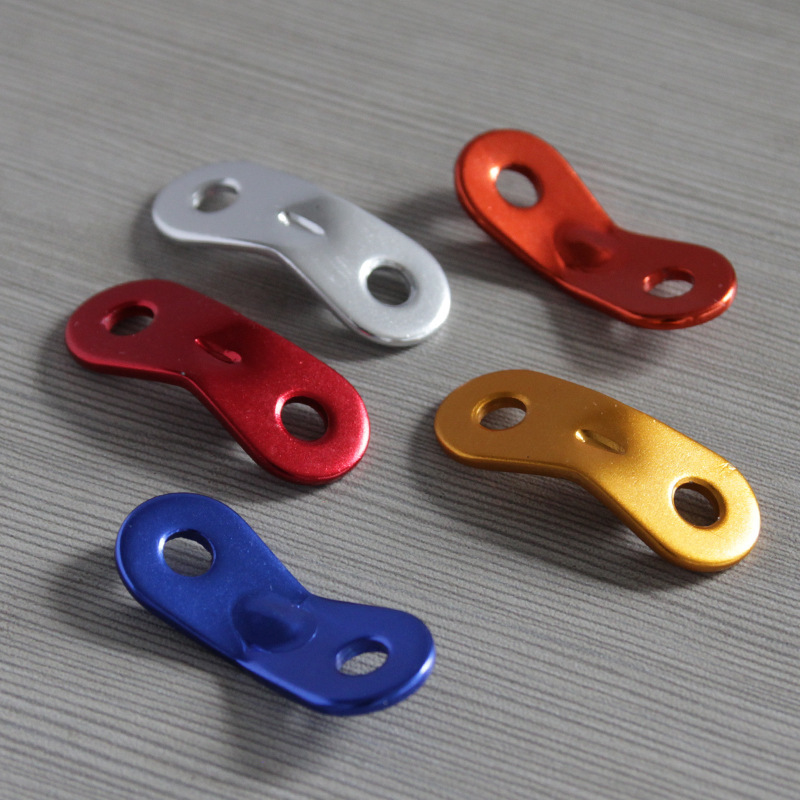 Aluminum alloy double eye wind rope buckle quick rope multi-use tent adjustment buckle stop slip tightening umbrella rope windproof rope buckle