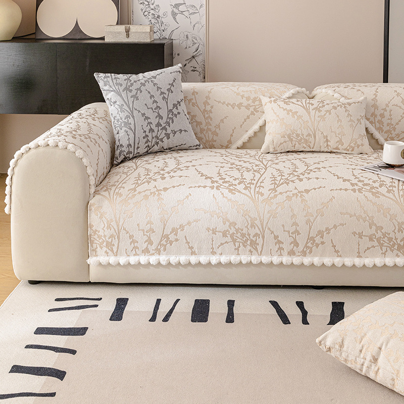 French chenille sofa cushion four seasons universal sofa cover cover towel non-slip cushion sofa cushion 2024 New