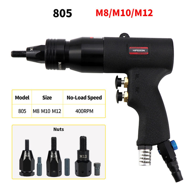 Cross-border pneumatic pull rivet nut gun pull rivet gun ram gun pull cap gun pull nut gun M3M4M5M6M8M10M12